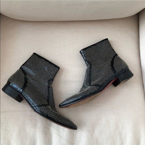 Cesare Paciotti Studded Ankle Boots - Picture 1 of 9